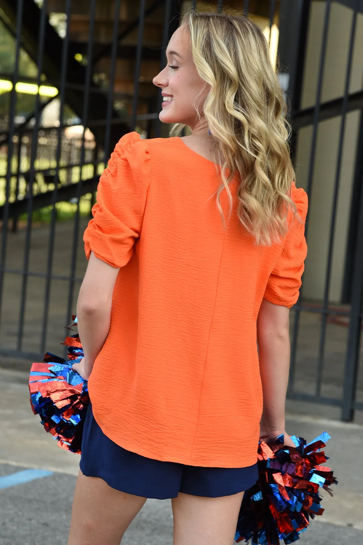AUBIE ORANGE TOP