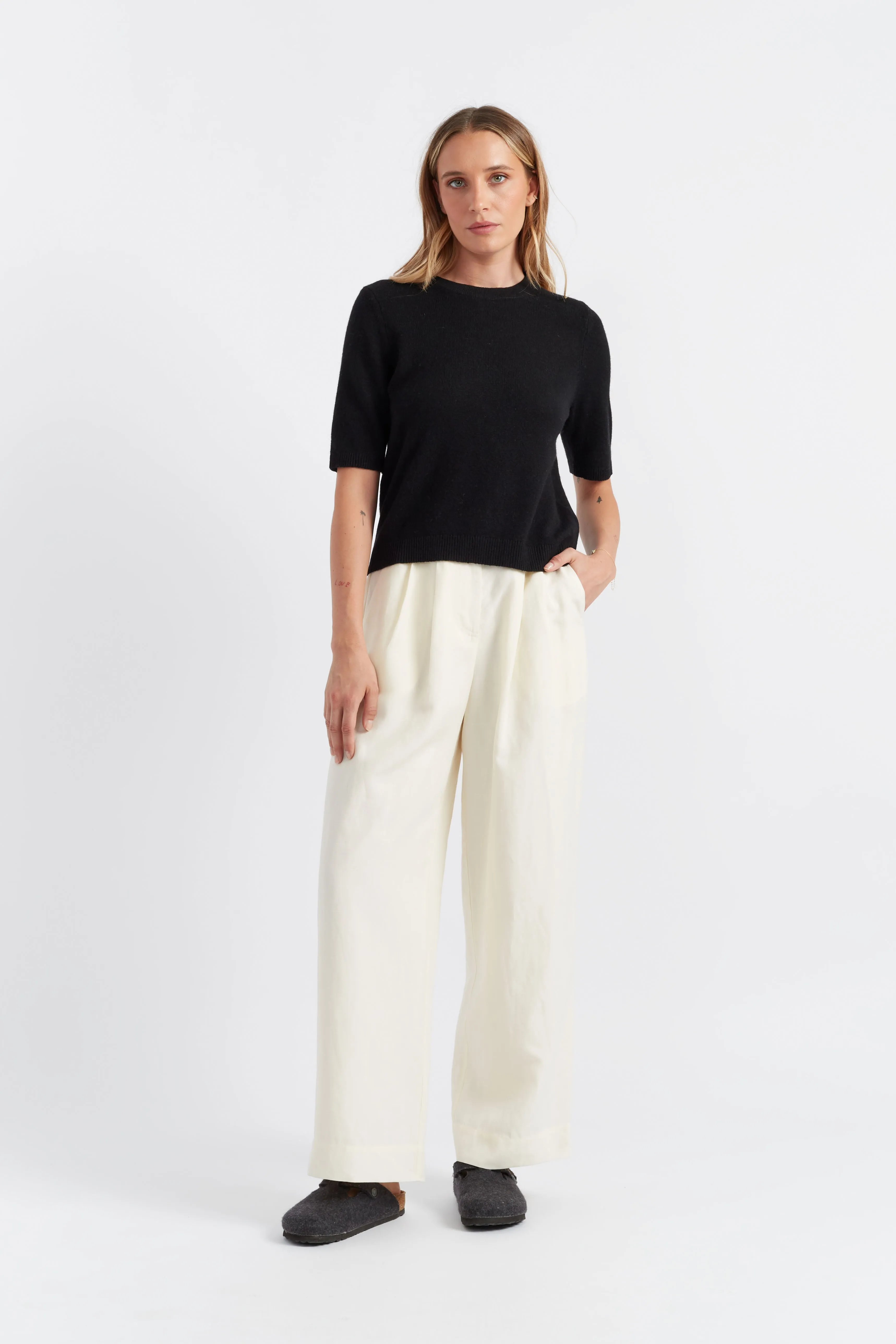Black Cloud Cashmere T-shirt