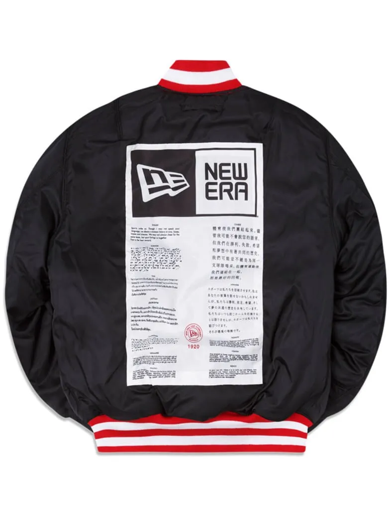 KANSAS CHIEFS X ALPHA X NEW ERA MA-1 BOMBER JACKET