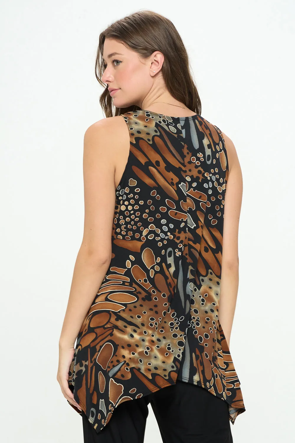 Liquid Harmony HIT Shark Bite Hem Tank-2057HT-TRP1-W207