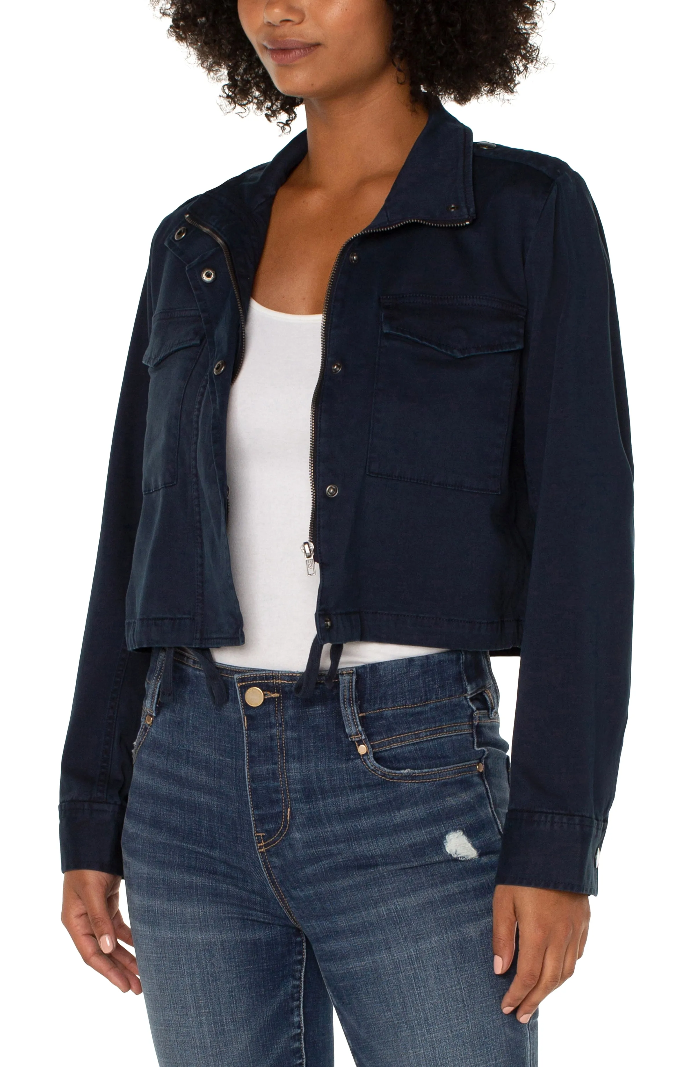 UNA UTILITY CROP JACKET - LIVERPOOL LOS ANGELES LM1032L12