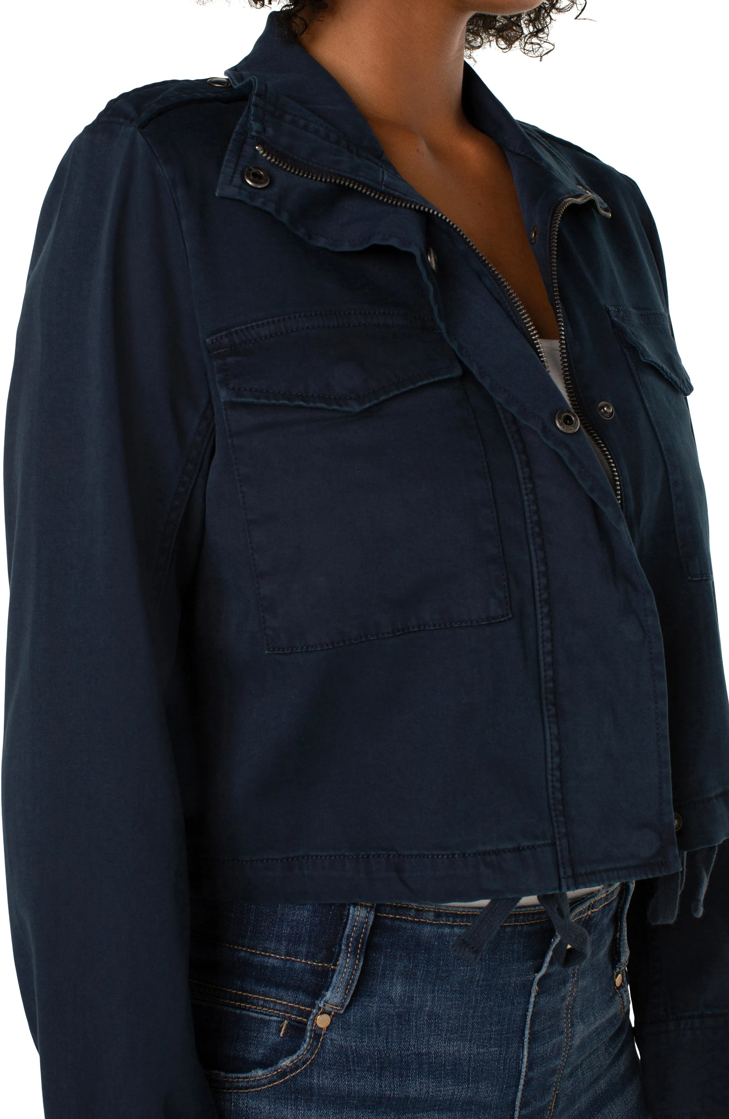 UNA UTILITY CROP JACKET - LIVERPOOL LOS ANGELES LM1032L12