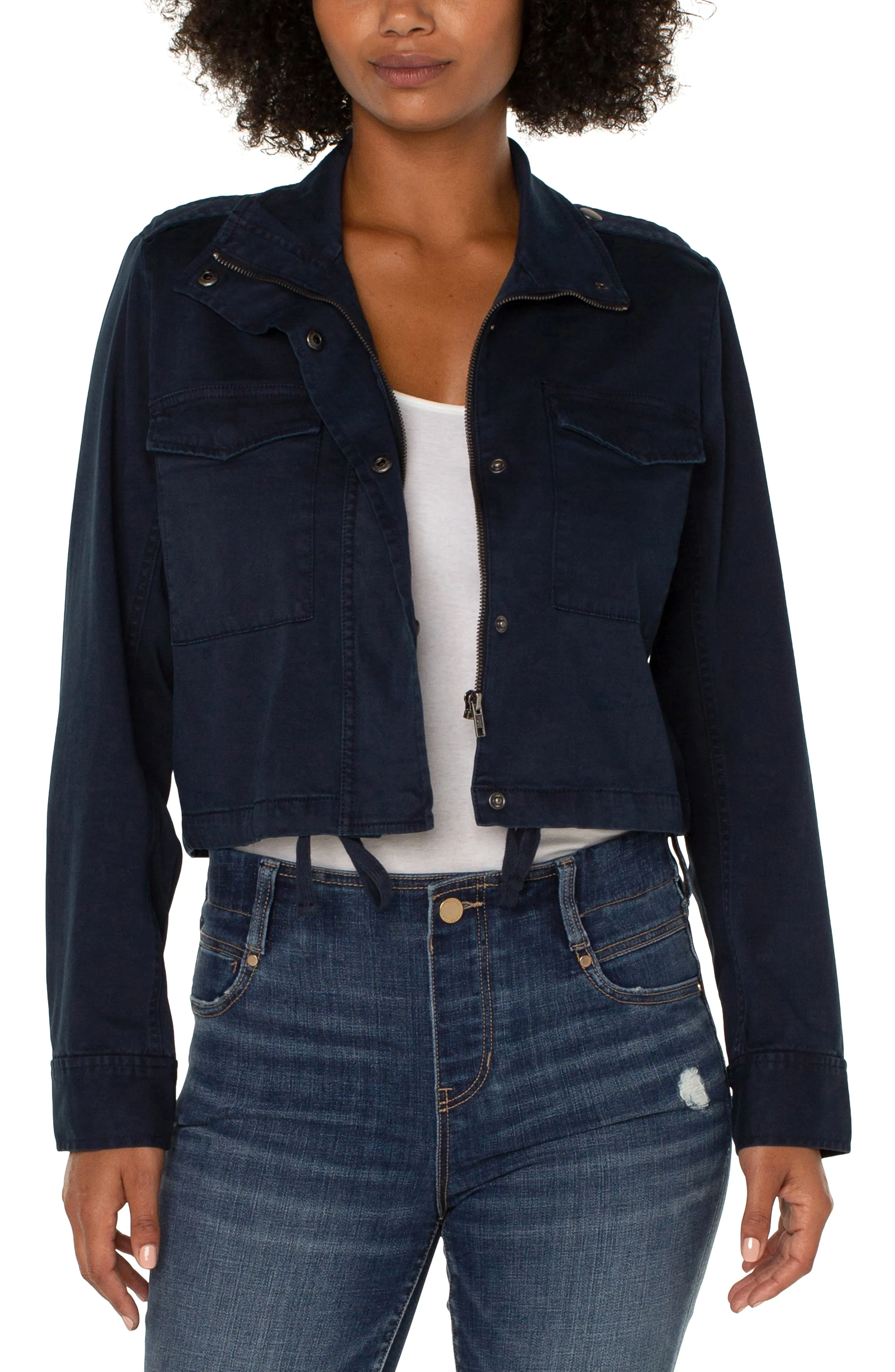 UNA UTILITY CROP JACKET - LIVERPOOL LOS ANGELES LM1032L12